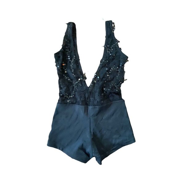 custom child xl/adult xs musical theater/tap black & white flapper dance costume - Picture 3 of 8